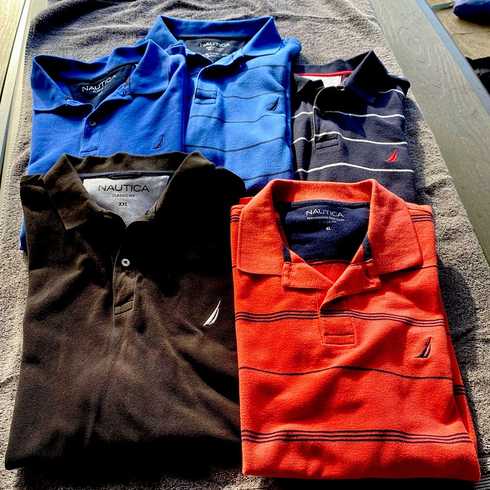 Nautica Short Sleeve Polo Bundle